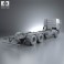 Renault Kerax Chassis Truck 1997 3d model