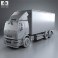 Renault Premium Distribution Hybrys Box Truck 2011 3d model