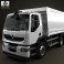 Renault Premium Distribution Hybrys Garbage Truck 2011 3d model