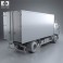 Renault Premium Distribution Refrigerator Truck 2011 3d model