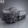 Scania R 420 Tipper Truck 2004 3d model
