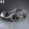 Squire Corsica Roadster 1936 3d model