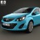 Vauxhall Corsa (D) 5-door 2010 3d model