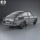 Volkswagen Type 3 (1600) fastback 1965 3d model