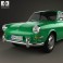 Volkswagen Type 3 (1600) fastback 1965 3d model