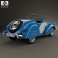 American Bantam Model 62 Deluxe Roadster 1939 3d model