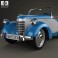 American Bantam Model 62 Deluxe Roadster 1939 3d model