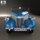 American Bantam Model 62 Deluxe Roadster 1939 3d model