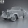 American Bantam Model 62 Deluxe Roadster 1939 3d model