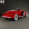Auburn 8-98 Boattail Speedster 1931 3d model