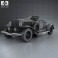 Auburn 8-98 Boattail Speedster 1931 3d model