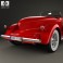 Auburn 8-98 Boattail Speedster 1931 3d model