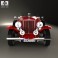 Auburn 8-98 Boattail Speedster 1931 3d model