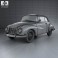 Auto Union 1000 S coupe de Luxe 1959 3d model