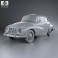 Auto Union 1000 S coupe de Luxe 1959 3d model