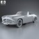 Delahaye 235 Chapron Cabriolet 1951 3d model