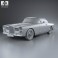 Facel Vega HK500 1959 3d model