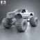 Ford F-150 Monster Truck 2012 3d model