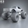 Ford F-150 Monster Truck 2012 3d model