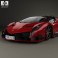 Lamborghini Veneno Roadster 2014 3d model