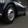 Lancia Aurelia GT convertible 1954 3d model