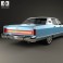 Lincoln Continental sedan 1975 3d model