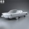 Lincoln Continental sedan 1975 3d model