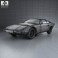 Maserati Khamsin 1977 3d model