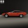 Maserati Khamsin 1977 3d model
