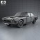 Maserati Quattroporte 1966 3d model