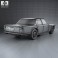 Maserati Quattroporte 1966 3d model