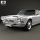 Maserati Quattroporte 1966 3d model