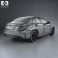 Mercedes-Benz C-Class AMG (W205) sedan 2014 3d model