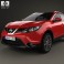Nissan Qashqai 2014 3d model