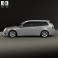 Saab 9-3 Sport Combi 2008 3d model