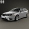 Saab 9-3 Sport Combi 2008 3d model
