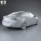 Saab 9-3 Sport Sedan 2008 3d model
