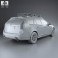 Saab 9-3 X 2009 3d model