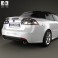 Saab 9-3 convertible 2008 3d model