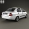 Saipa Tiba 2009 3d model