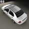 Saipa Tiba 2009 3d model