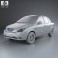 Saipa Tiba 2009 3d model