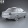 Saipa Tiba 2009 3d model