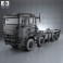 Scania R 480 Military Tractor Truck 2010 3d model