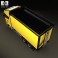 Scania R 730 Box Truck 2010 3d model