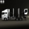 Scania R 730 Timber Truck 2010 3d model