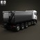 Scania R 730 Tipper Truck 2010 3d model
