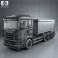 Scania R 730 Tipper Truck 2010 3d model