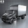 Sterling Acterra Box Truck 2002 3d model