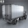 Sterling Acterra Box Truck 2002 3d model